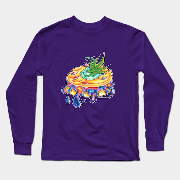 Space Cookie Long Sleeve T-Shirt by Artful Magic Shop